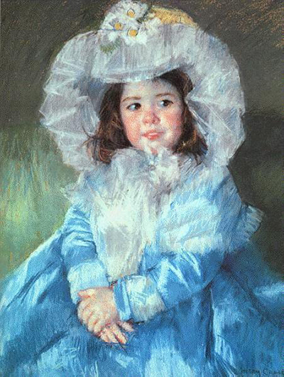 Margot in Blue Mary Cassatt